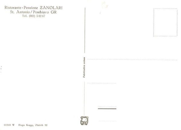 Sant Antonio Poschiavo Ristorante Pensione Zanolari – Bild 2