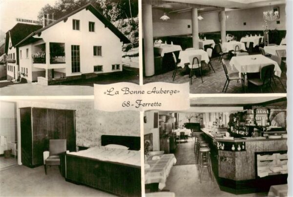 Ferrette Haut-Rhin La Bonne Auberge So cuisine soignee Son