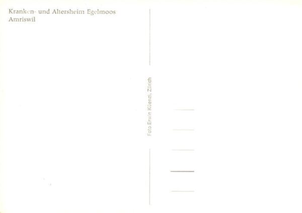 Amriswil Amrisweil TG Kranken und Altersheim Egelmoos – Bild 2