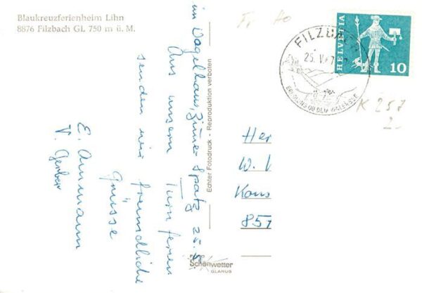 Filzbach GL Blaukreuzferienheim Lihn – Bild 2
