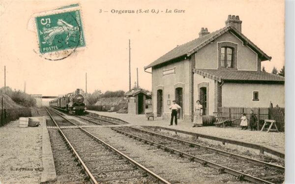 Orgerus 78 Yvelines La Gare Bahnhof