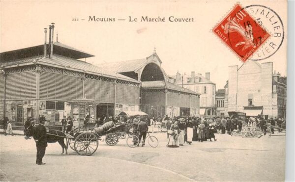 Moulins  03 Allier Le Marché Couvert