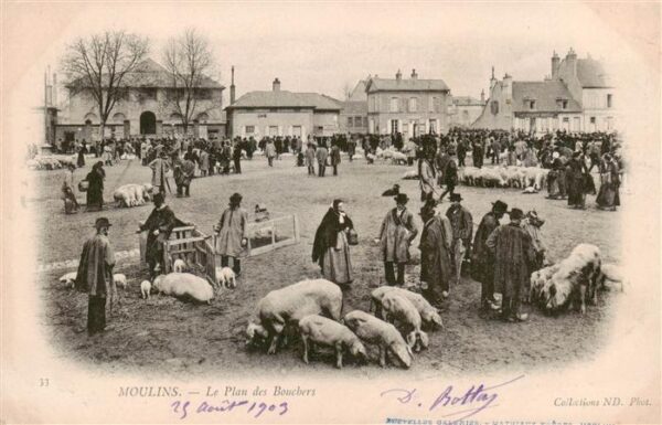 Moulins  03 Allier Le Plan des Bouchers