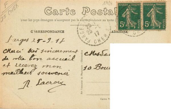 Farges-en-Septaine 18 Cher La Grande Rue – Bild 2
