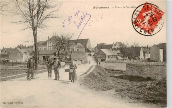 Selommes 41 Loir-et-Cher Route de Vendôme