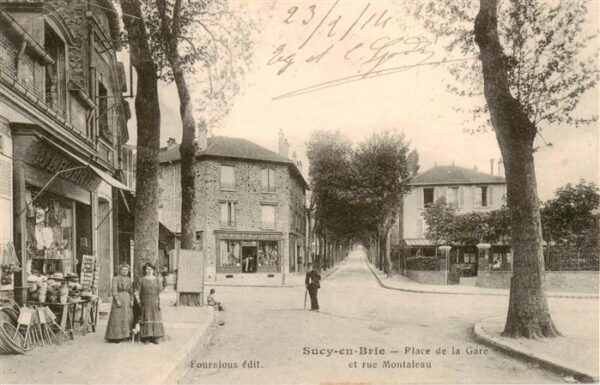 Sucy-en-Brie 94 Val-de-Marne Place de la Gare et rue Montaleau