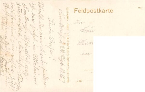 Moislains 80 Somme Massengrab Moislains Feldpost – Bild 2