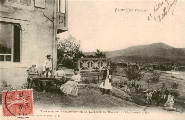 Saint-Die-des-Vosges Terrasse du Restaurant de la Laiterie S