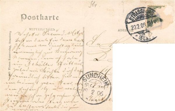 Grueneberg Strassburg Strasbourg 67 Bas- Wirtschaft zur Schiffers Einkehr Parti – Bild 2