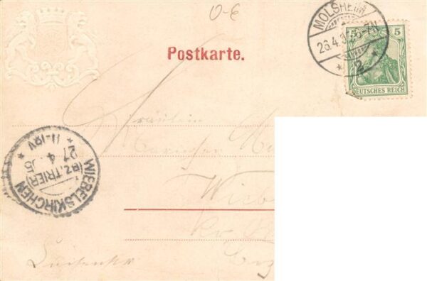 Molsheim 67 Bas-Rhin Amtsgericht Stadttor Panorama Wappen – Bild 2