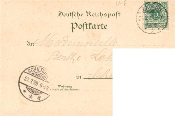 Zabern Saverne 67 Alsace Gasthäuser Mondscheinkarte Künstlerkart – Bild 2
