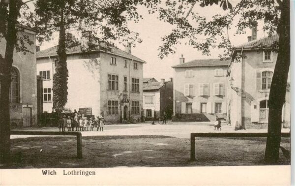 Wich 57 Moselle Lothringen Dorfplatz