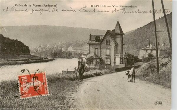 Deville 08 Ardennes Vue panoramique Vallee de la Meuse