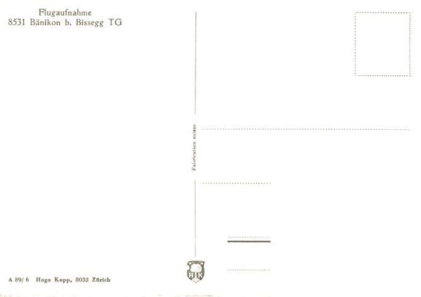 Baenikon Amlikon-Bissegg TG Fliegeraufnahme – Bild 2