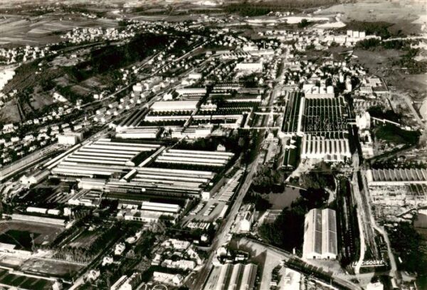 Sochaux 25 Doubs Les Usines Peugeot vue aérienne