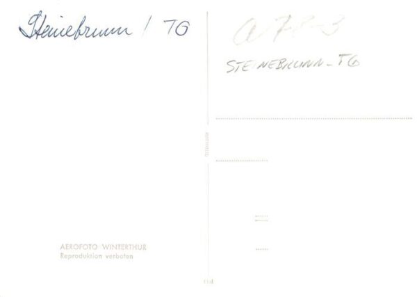 Steinebrunn TG Fliegeraufnahme – Bild 2