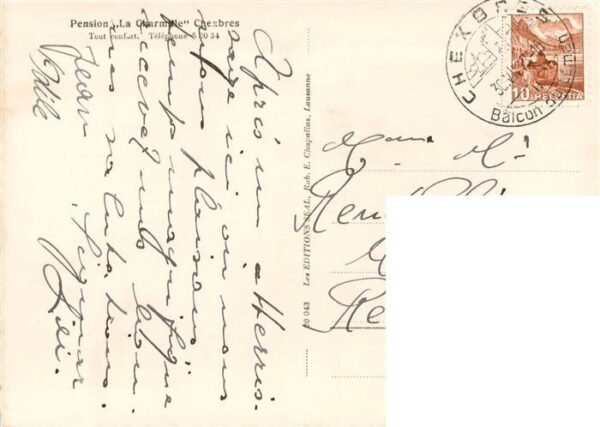 Chexbres Pension La Charmille – Bild 2
