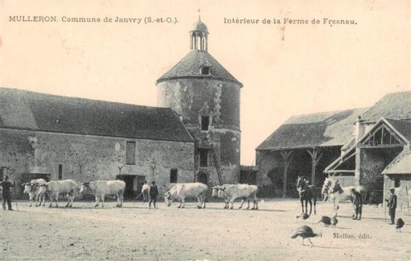 Mulleron Janvry 91 Essonne Commune de Janvry Interieur de la Ferme