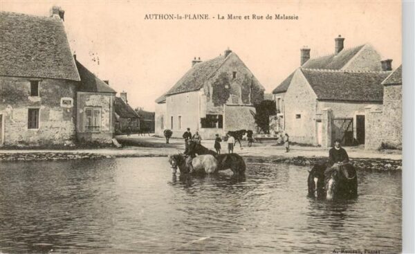 Authon-la-Plaine 91 Essonne La Mare et Rue de Malassie
