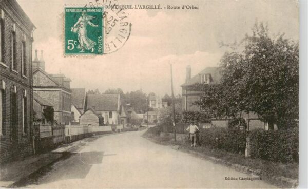 Montreuil-l Argille 27 Eure Route d_Orbec