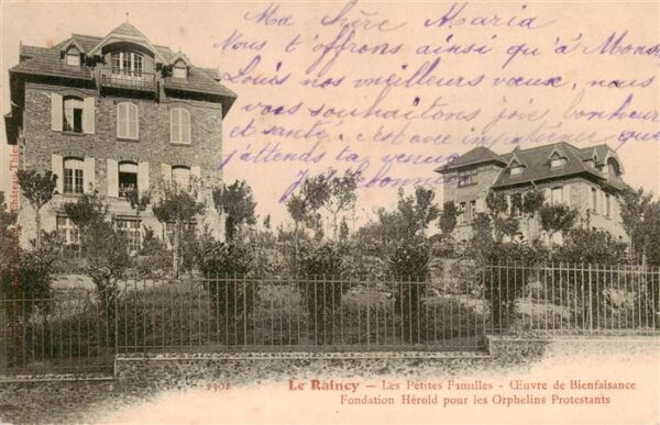Le Raincy 93 Seine-Saint-Denis Les Petites Familles Fondation Herold p