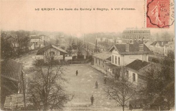 Le Raincy 93 Seine-Saint-Denis La Gare du Raincy a Gagny a vol d_oisea