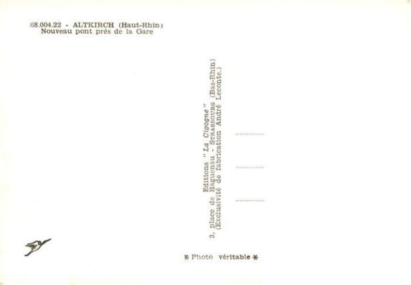 Altkirch 68 Haut-Rhin Nouveau pont pres de la Gare – Bild 2
