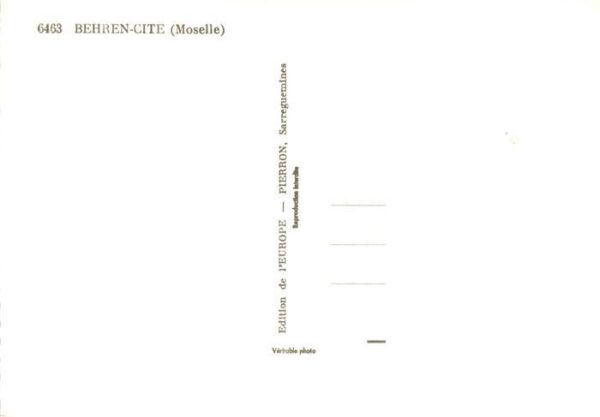 Behren-les-Forbach 57 Moselle Siedlung – Bild 2