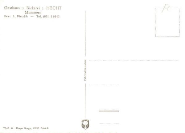 Mammern am Untersee Gasthaus und Bäckerei Hecht – Bild 2