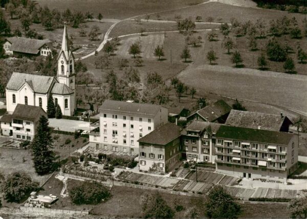 St Pelagiberg TG Fliegeraufnahme mit Kurhaus Marienburg