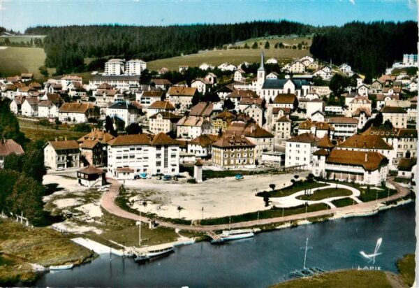 Villers-le-Lac 25 Doubs Embarcadere Vue aerienne