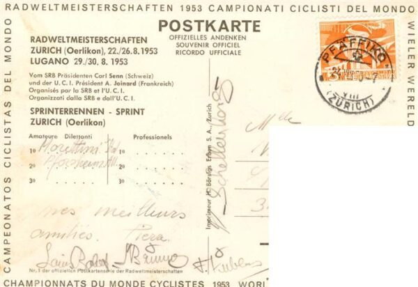 Zuerich ZH Radweltmeisterschaften 1953 – Bild 2