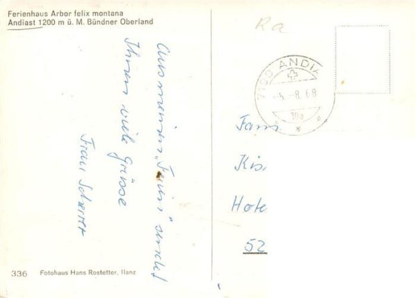 Andiast Andest GR Ferienhaus Arbor felix montana – Bild 2
