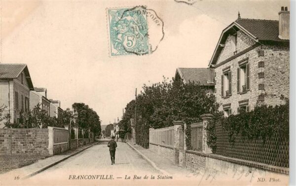 Franconville  95 Val-d Oise La Rue de la Station