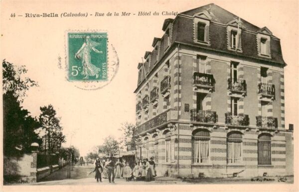 Riva-Bella  Ouistreham 14 Normandie Rue de la Mer Hôtel du Chalet