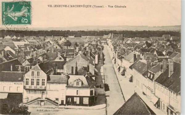 Villeneuve-l Archeveque 89 Yonne Vue Generale