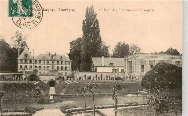 Thorigny-Lagny 77 Seine-et-Marne Chateau des Fontaines et l'Orangerie