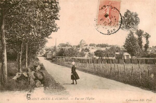 Saint-Ouen 95 l Aumone Pontoise Val-d Oi Vue sur l'Eglise