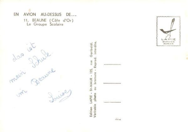 Beaune 21 Le Groupe Scolaire Vue aerienne – Bild 2