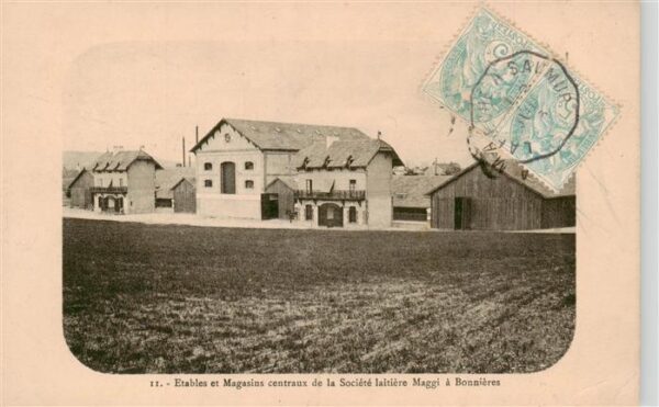 Bonnieres -sur-Seine 78 Yvelines Etables et Magasins centraux de la Soci