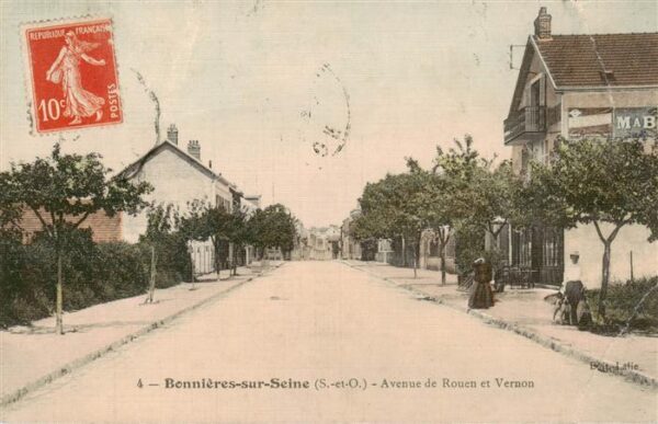 Bonnieres -sur-Seine 78 Yvelines Avenue de Rouen et Vernon