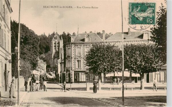 Beaumont-le-Roger 27 Eure Rue Chante Reine