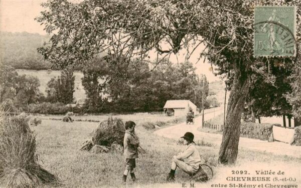 Chevreuse 78 Yvelines Vallee de Chevreuse entre St Remy et Ch
