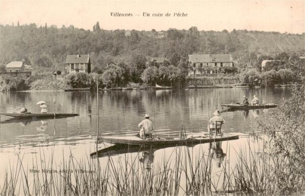 Villennes-sur-Seine 78 Yvelines Un coin de Peche