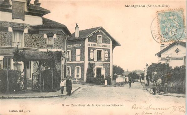 Montgeron 91 Essonne Carrefour de la Garenne Bellevue