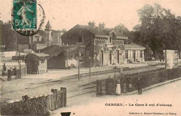 Gargan Livry 93 Seine-Saint-Denis La Gare a vol d_oiseau