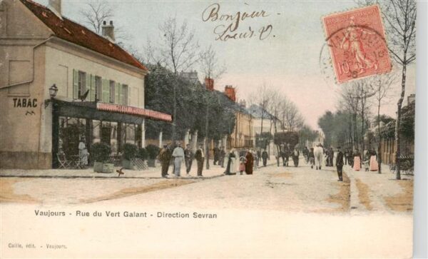 Vaujours 93 Seine-Saint-Denis Rue du Vert Galant Direction Sevran