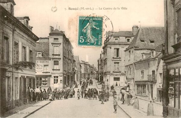 Bauge 49 Maine-et-Loire Le Centre de la Ville