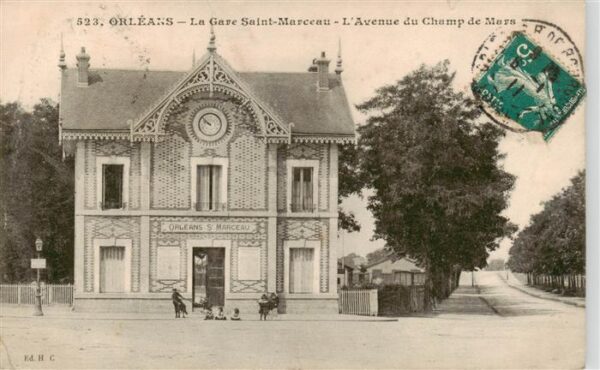Orleans 45 Loiret La Gare Saint Marceau Avenue du Champ d