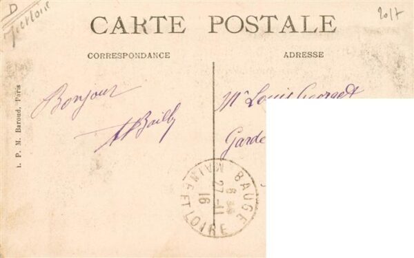 Bauge 49 Maine-et-Loire Place Saint Laurent et Place du Marche – Bild 2